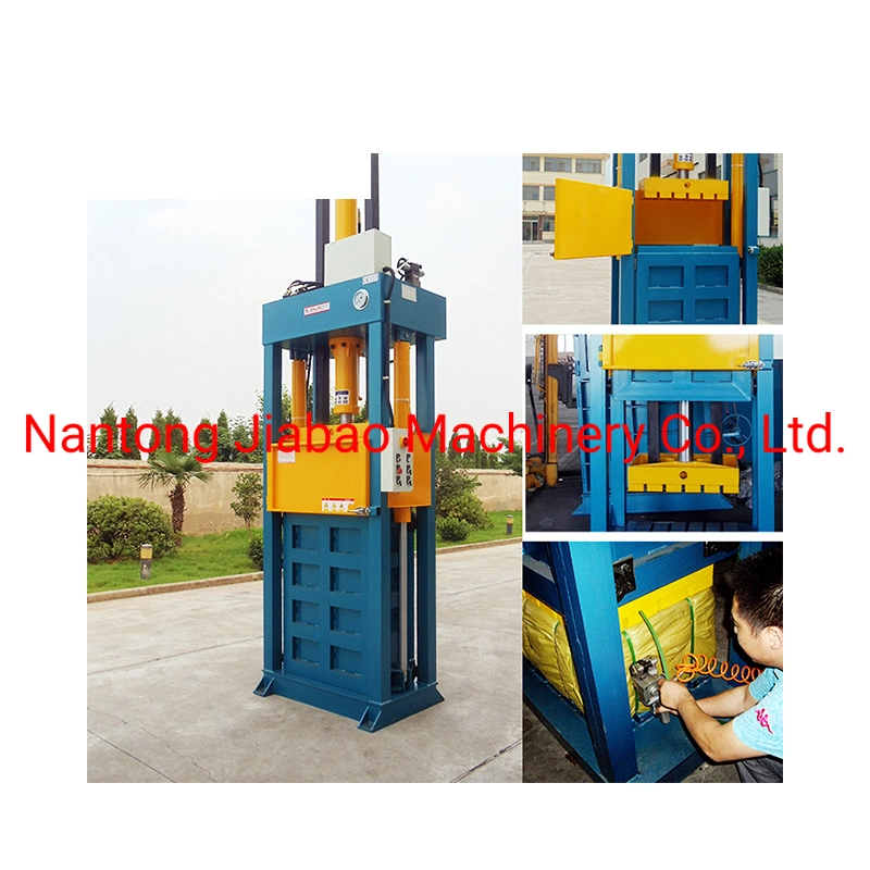 Hydraulic Cotton Bale Press Machine/Used Clothes Baling Machine/Cardboard Baler for Sale