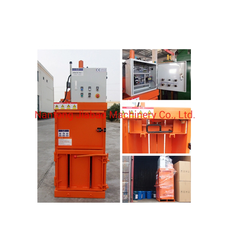Hot Sale Small Vertical Copmact Baler for Waste Paper, Carton, Film, Outer Packaging Material