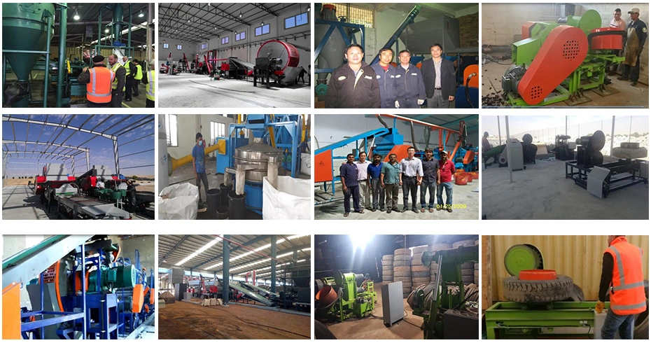 Waste Tire Tread Cutting Processing Machinery Tyre Block Cutter Recycling Machine Tire Shredder