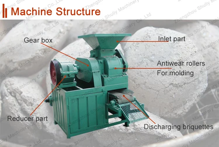 Small Coal Briquette Plant Hydraulic Coal Briquette Roller Press