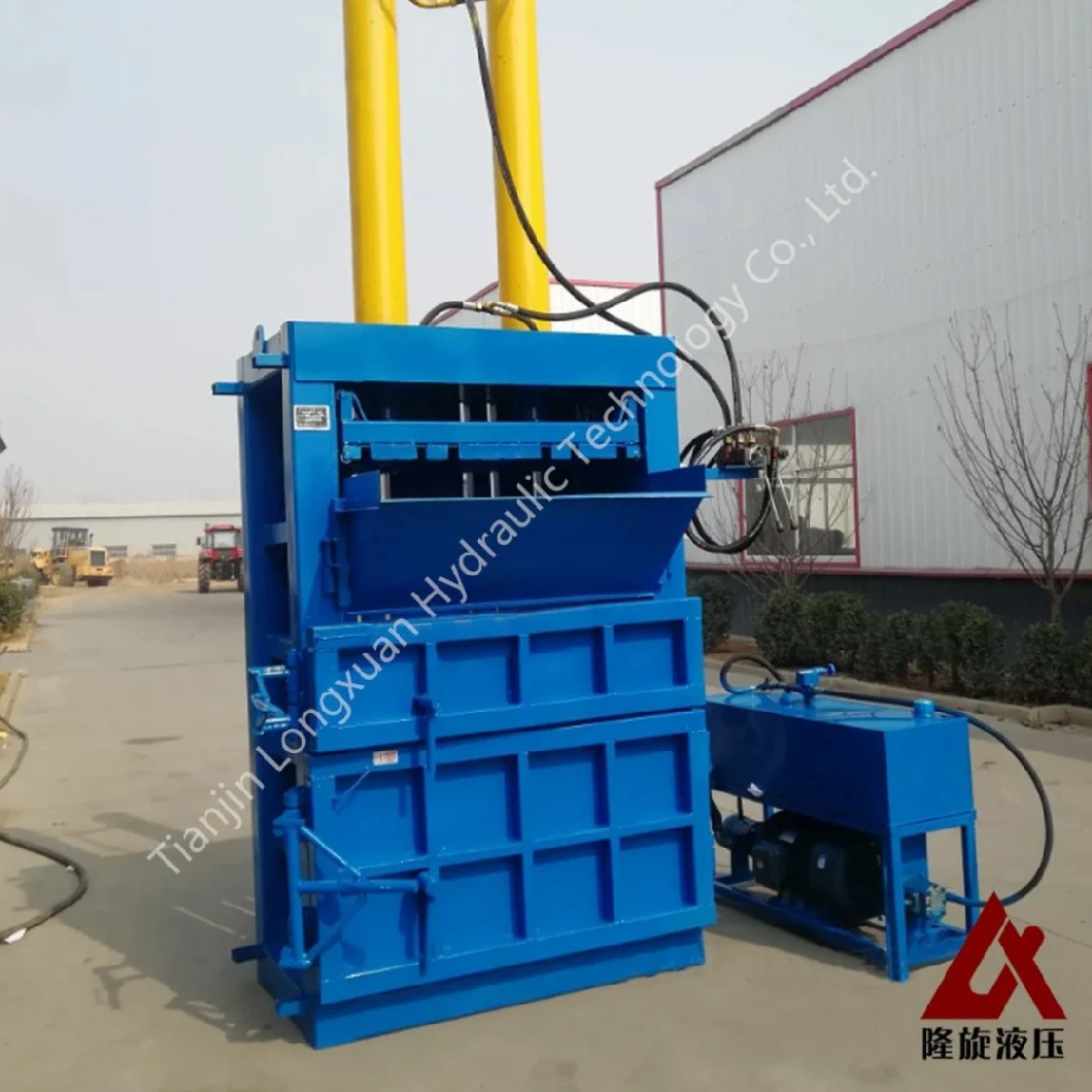 Hot Sale Small Vertical Baler for Waste Paper, Carton, Film, Outer Packaging Material