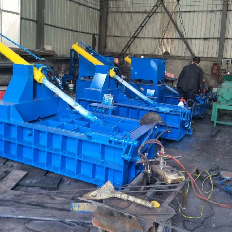 Mobile Hydraulic Scrap Metal Baler Press Baling Machinery Quality Guarantee