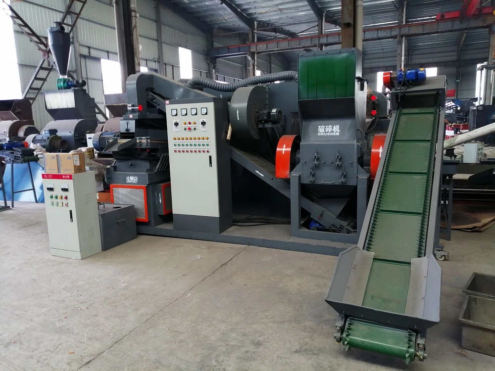 China Manufacturer Electric Copper Wire Recycling Machine for Separating Aluminium Copper Granule Used Cable Granulator for Sale