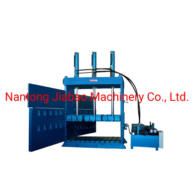 Factory Supply Professional Vertical Hydraulic Waste Tyre Baling Press Machine / Used Tire Baler for Sales