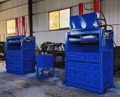 Horizontal Hydraulic Cotton Balers Clothes Trimmings Hydraulic Baler