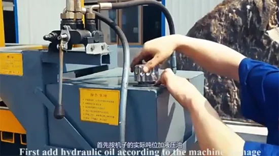 Vertical Baling Press Machine / Waste Paper Baling Machine / China Used Cardboard Vertical Baler