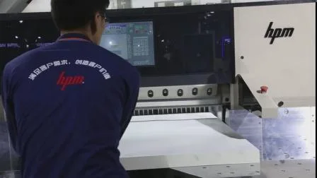 Full Automatic Program Control Hydraulic Copy Paper Cutting Machine Slitting Guillotine
