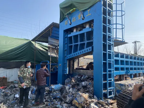 Hydraulic Scrap Metal Baler and Shear Guillotine