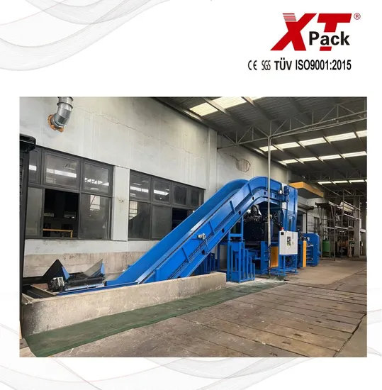 Cardboard Box Waste Paper Press Baler Recycling Machine