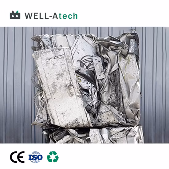 Hydraulic Waste Metal Aluminum Steel Sheets Baler Machine