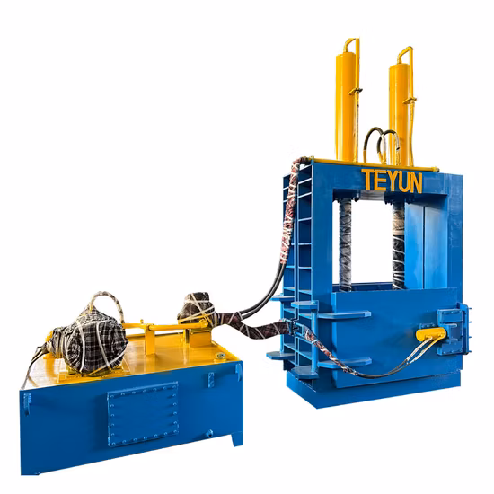 Hot Sale Small Vertical Copmact Baler for Waste Paper, Carton, Film, Outer Packaging Material