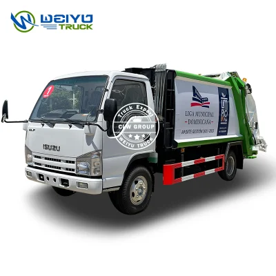 Chengli Factory Price 5 Cbm Compactor Garbage Truck Sanitation Waste Collection Truck
