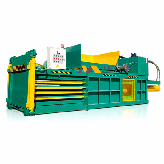 Horizontal Waste Paper Recycling Baler Machine