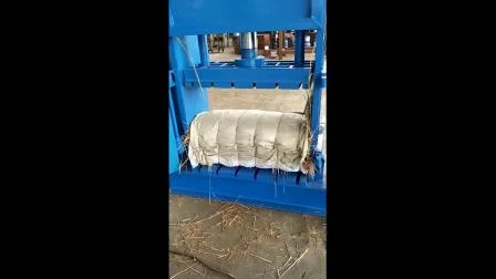 Vertical Baler Compactor Cardboard Cloth Plastic Bottles Baling Press Machine