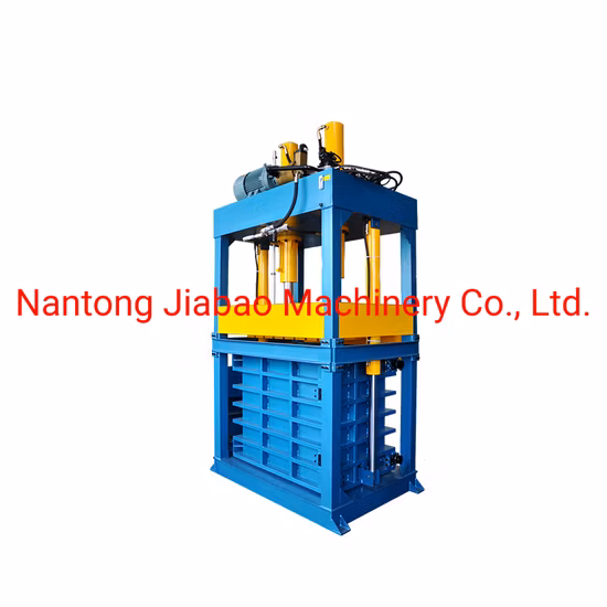 Hydraulic Cotton Bale Press Machine/Used Clothes Baling Machine/Cardboard Baler for Sale